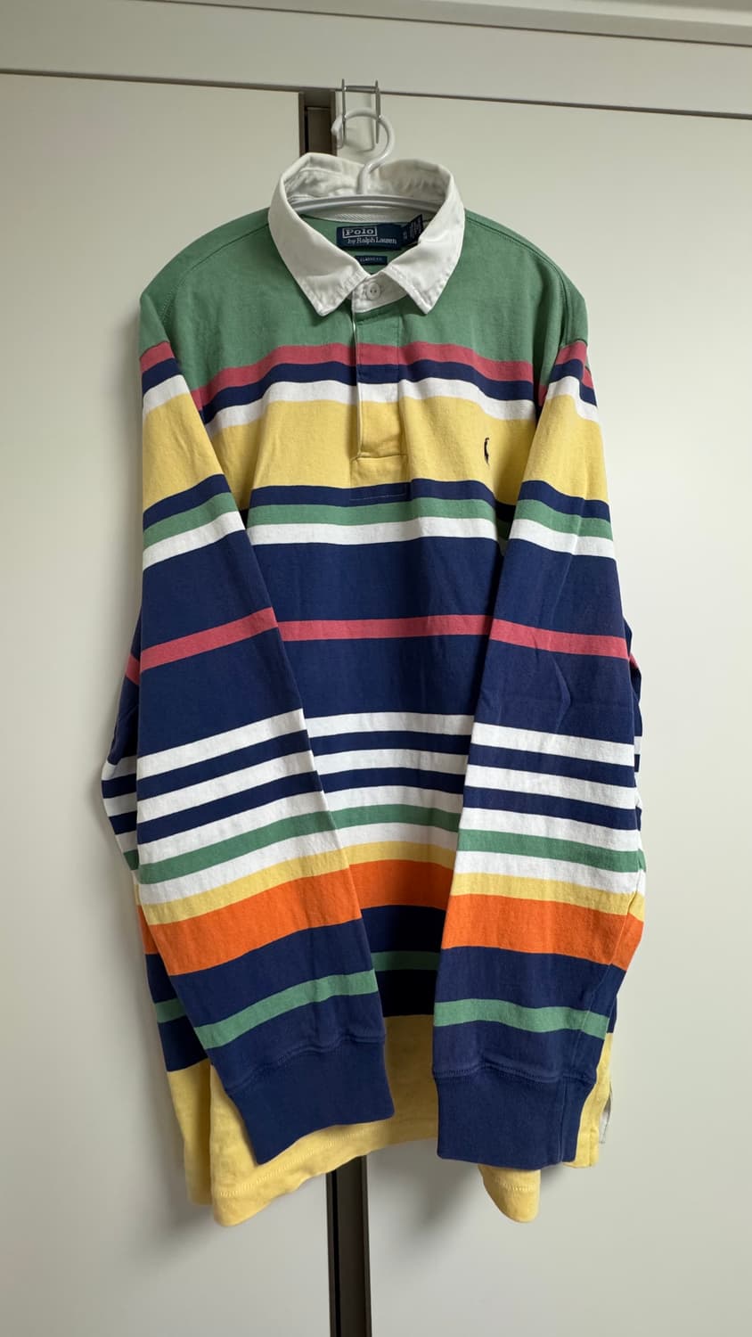 [XL] 폴로 랄프 로렌 멀티 스트라이프 럭비 티셔츠 QR 상품이미지2