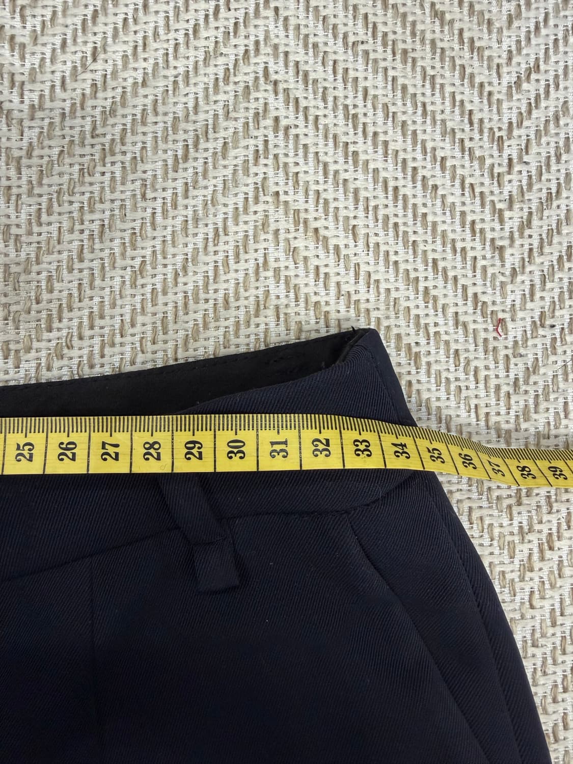 정품) rareview 레이브 한섬 네이비 팬츠 M 상품이미지6