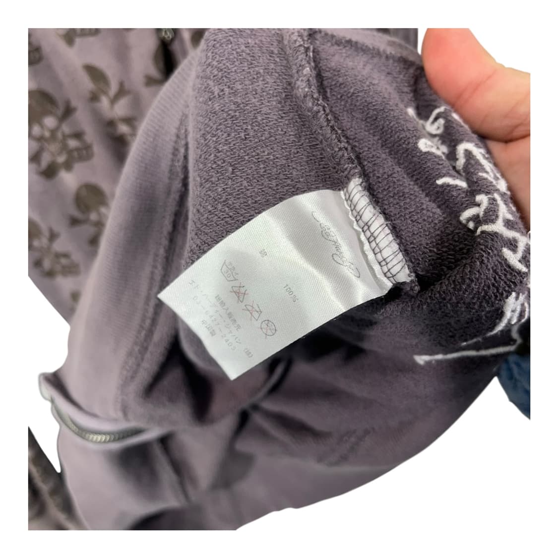 [Ed Hardy] 에드하디 스컬 빅 도트 후드집업 상품이미지5