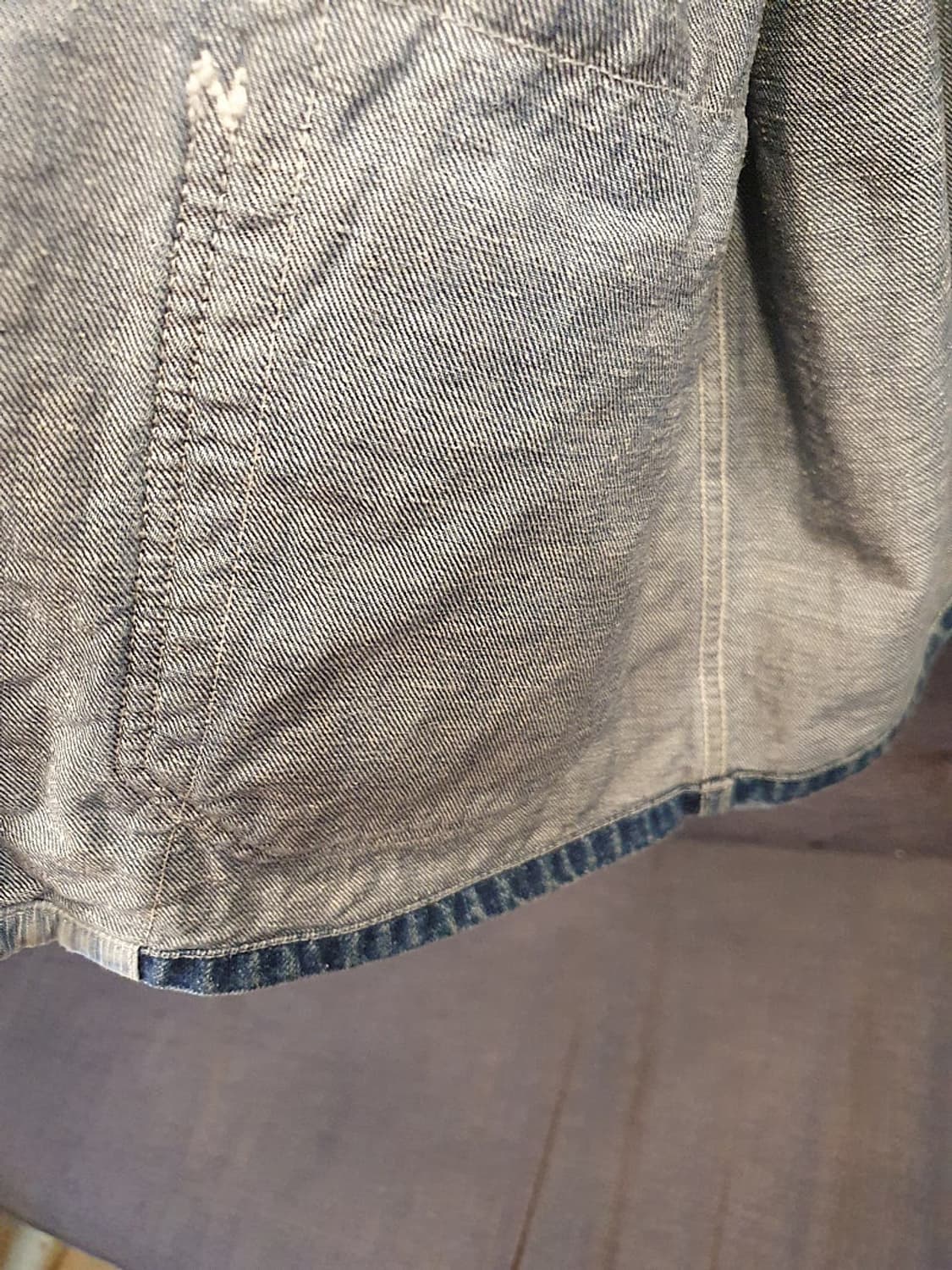 FDMLT 펀드멘탈    패치 워크 데님 커버올 자켓 상품이미지4