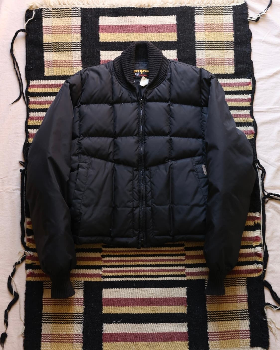 Tempco 템포 80s 퀼티드 구스다운 봄버 자켓 상품이미지1