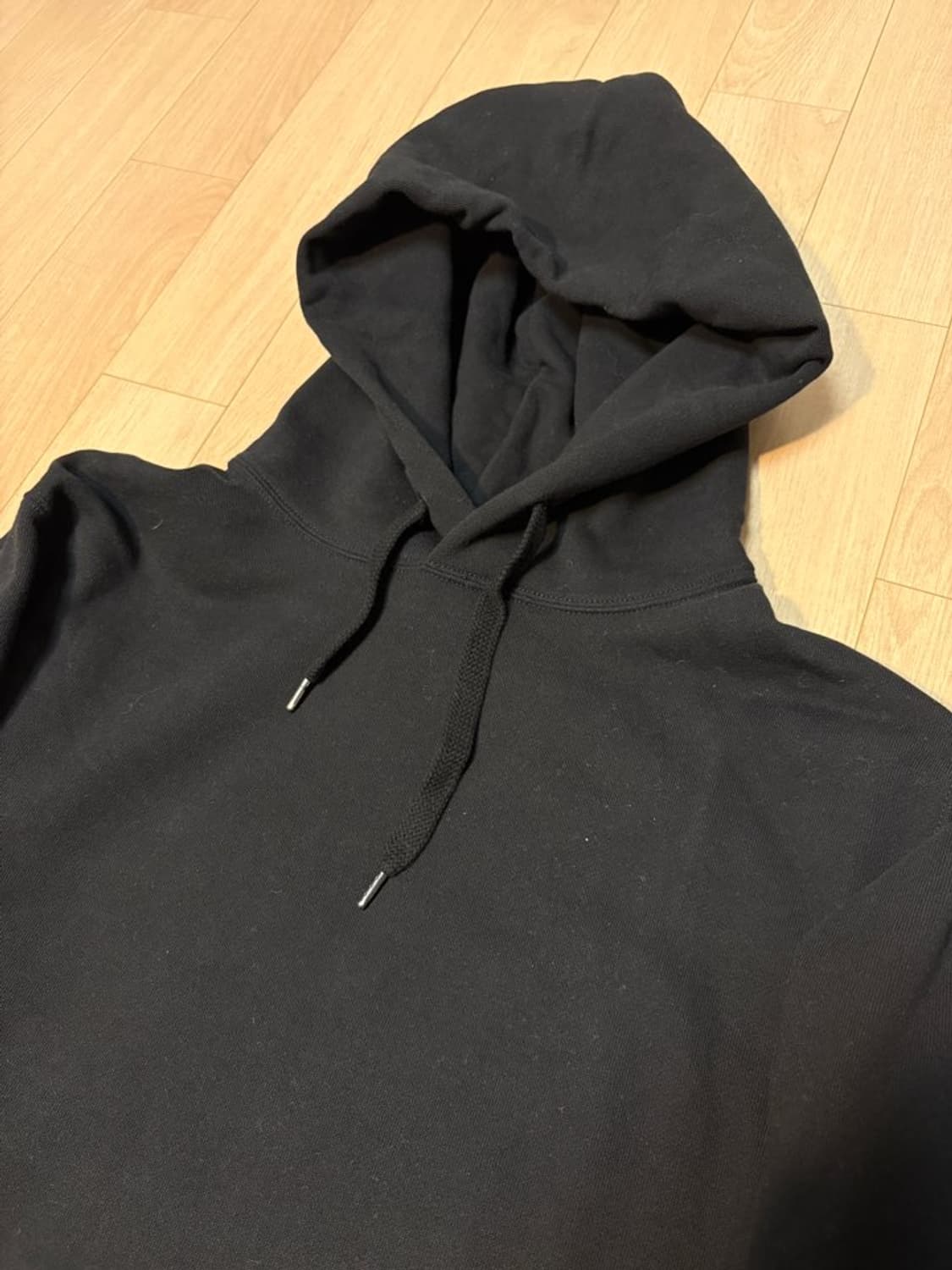 유니클로 U 르메르 블랙 후드티 상품이미지2