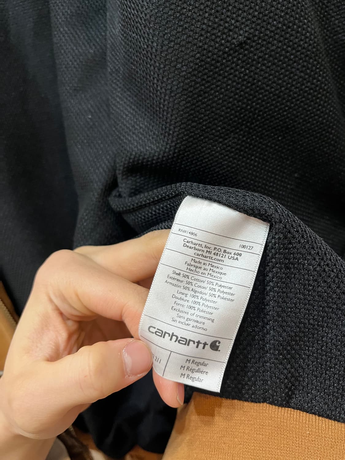 칼하트 레인디펜더 써멀 후드집업 M 상품이미지6