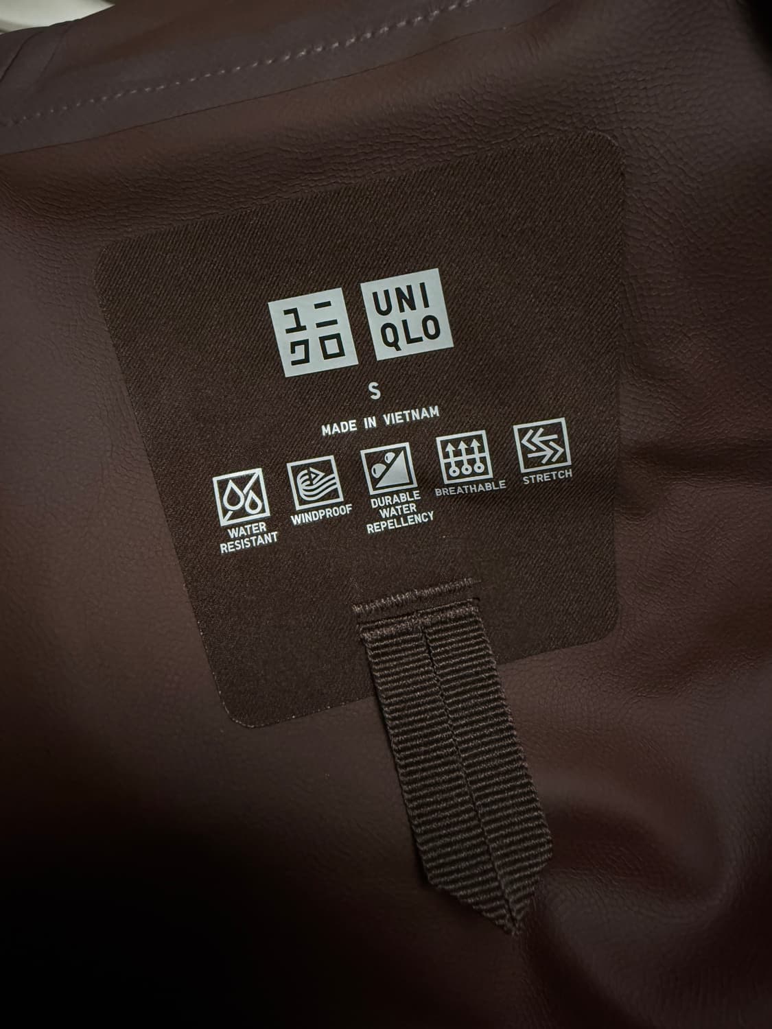 (S) 유니클로 블록테크 파카 3D Cut 상품이미지2