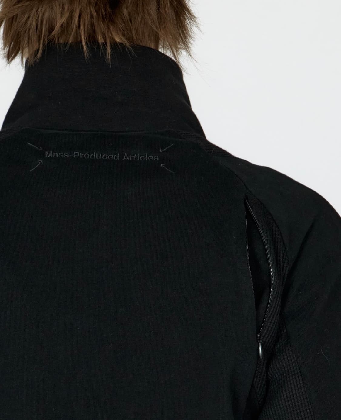 Plastic Product Contrast zipped jacket 상품이미지3