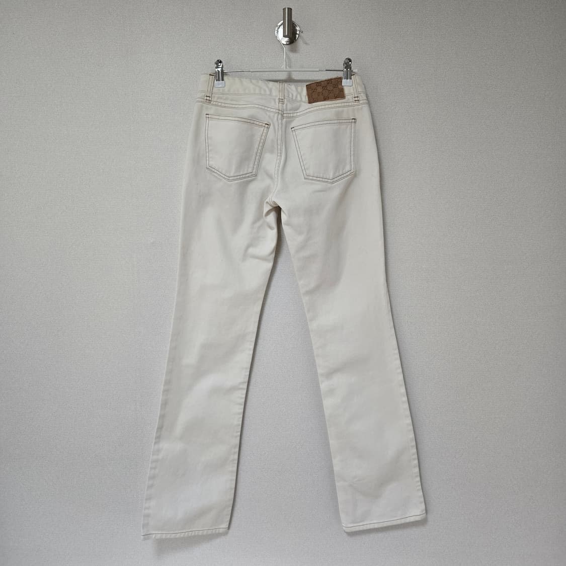구찌 아이보리 체인 데님팬츠 / 여성 팬츠/ 여성 바지  상품이미지6