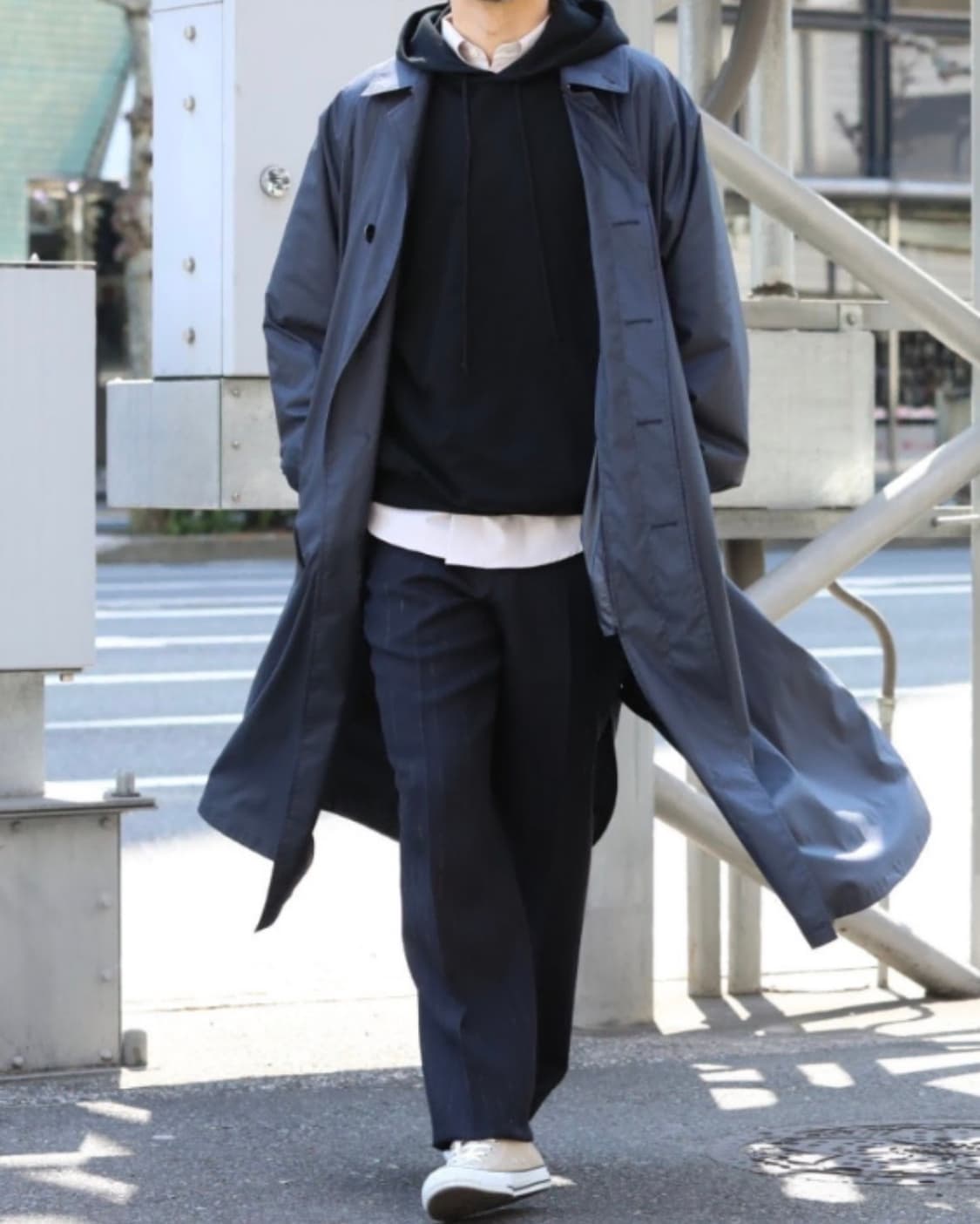 AURALEE POLYESTER SOUTEIN COLLAR COAT 상품이미지10