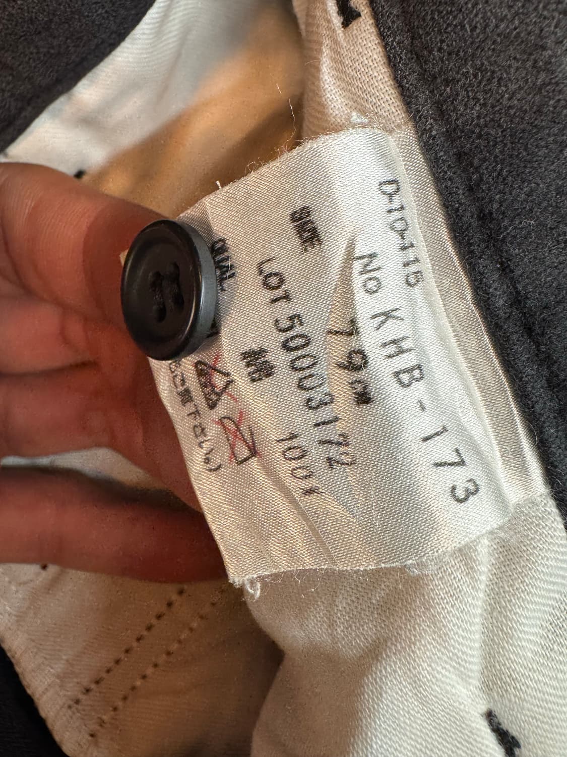 겐조 진 빈티지 핀턱 코튼 팬츠 상품이미지5