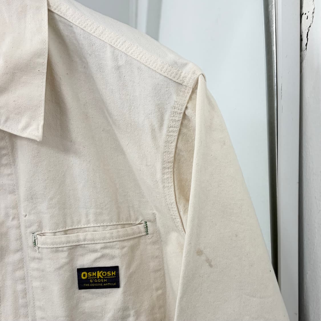 OshKosh B'Gosh 80s 에크루 워크 자켓 상품이미지8