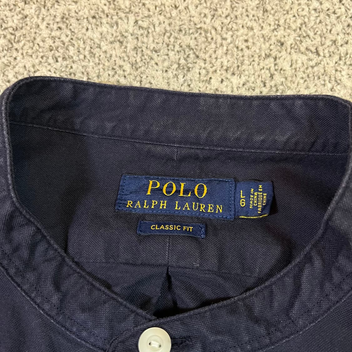 폴로 랄프로렌 헨리넥 셔츠 상품이미지3