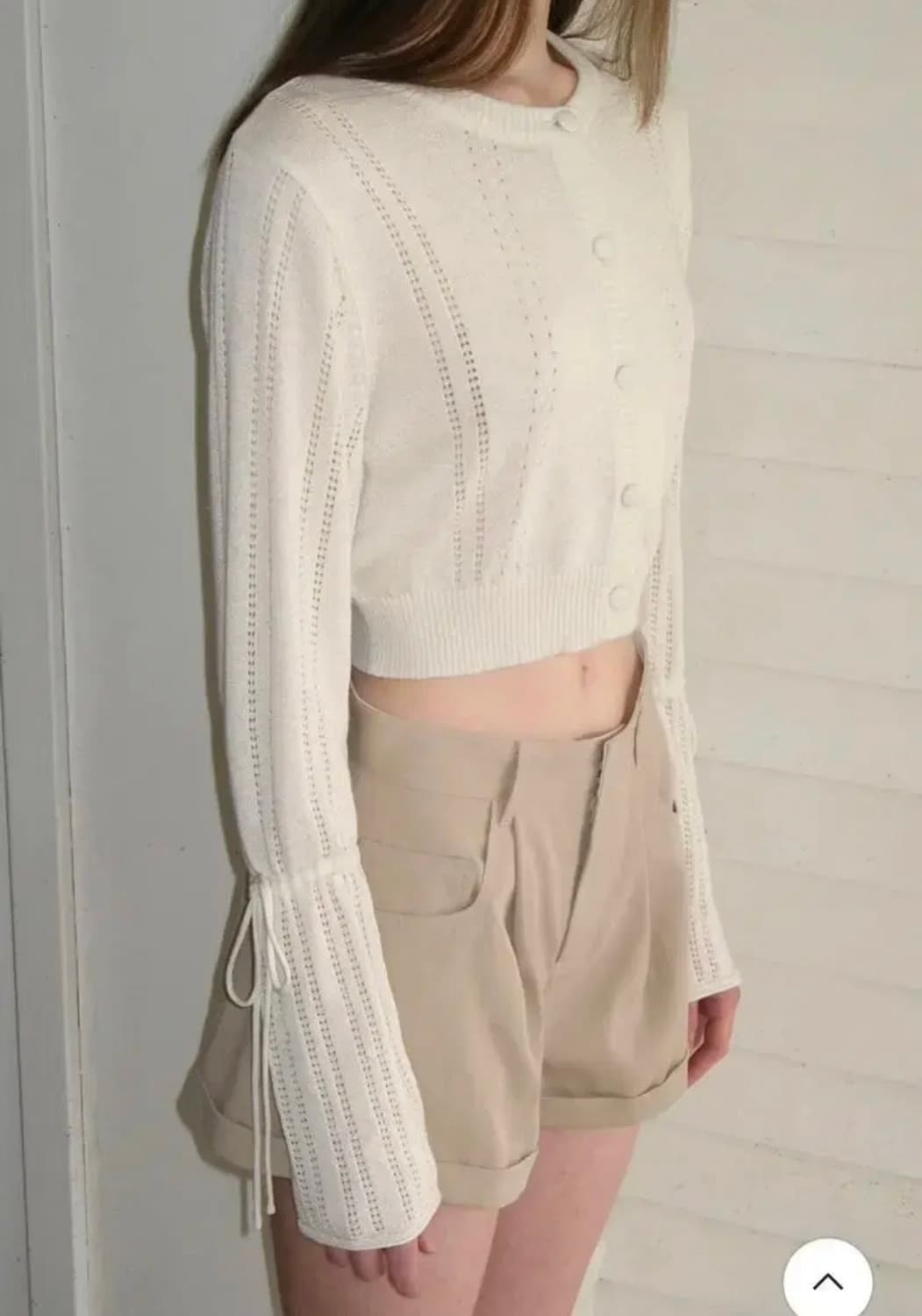 시눈 가디건 CROCHET CARDIGAN (IVORY) 상품이미지1