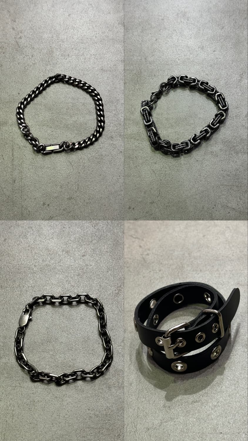 Twice leather- 두번 벨트 팔찌 상품이미지2