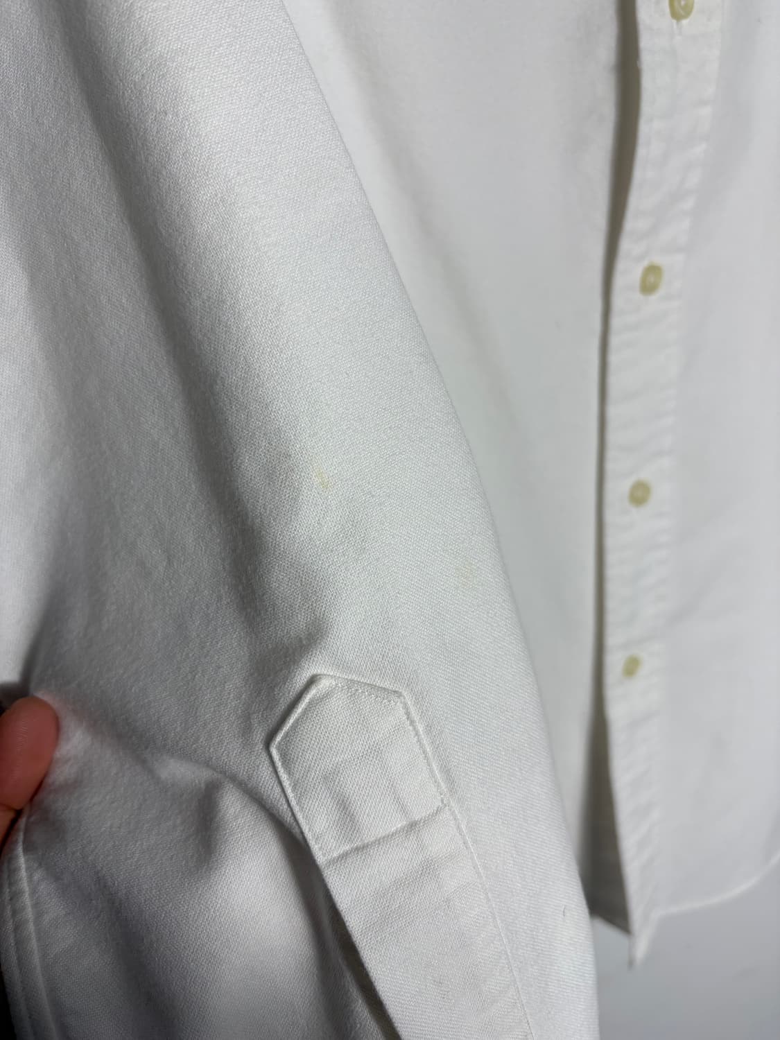 Polo 폴로  클래식 핏 화이트 코튼 셔츠 상품이미지5