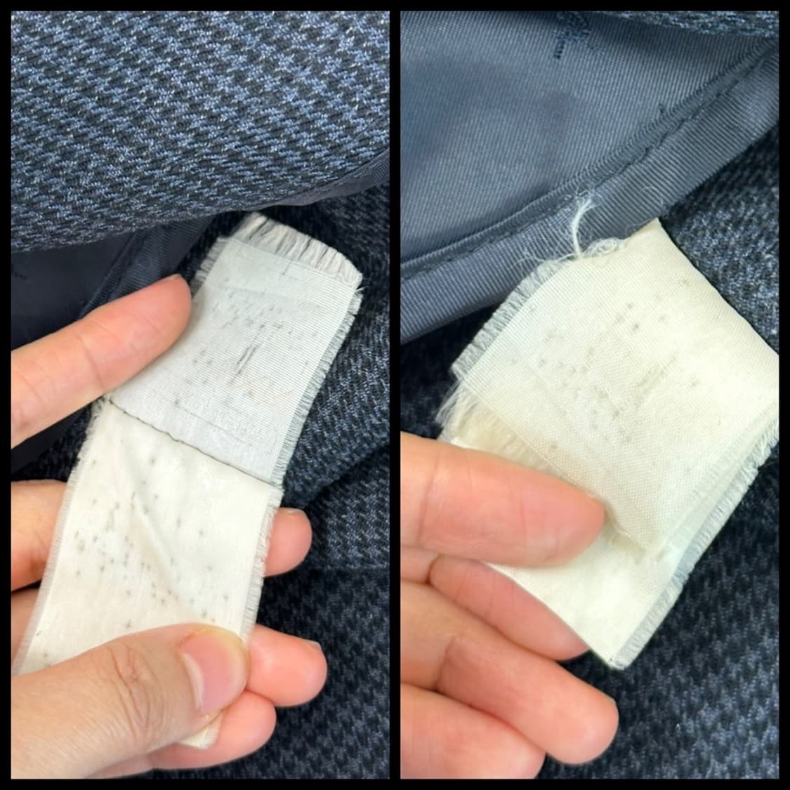 00s YSL 생로랑 스윙탑 자켓 블랙네이비 (2XL) 상품이미지9