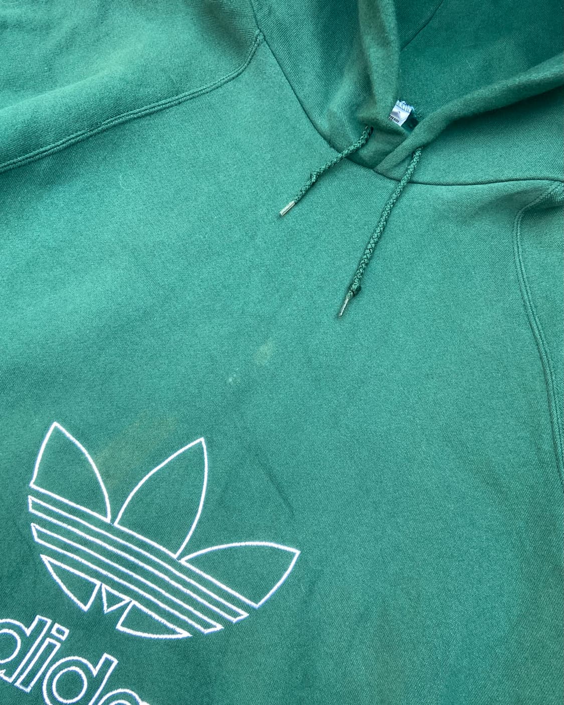90s Adidas Embroidered Trefoil Hoodie 상품이미지6