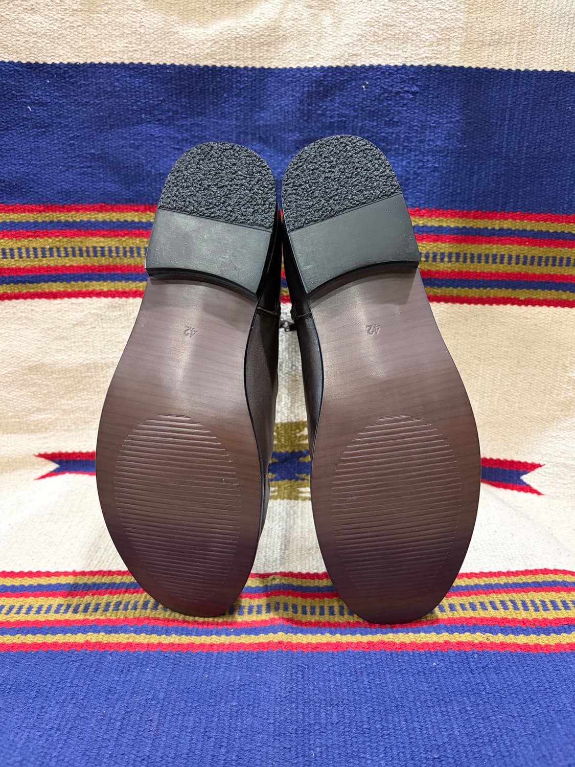 EDWARD 제팬 레더 드레이프 셔링 부츠 상품이미지5