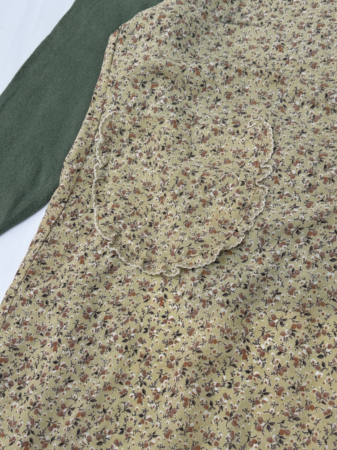 🍵하구미의 원피스 코디세트🍵  레이어드 프릴 플라워 모리걸 말차맛 상품이미지4