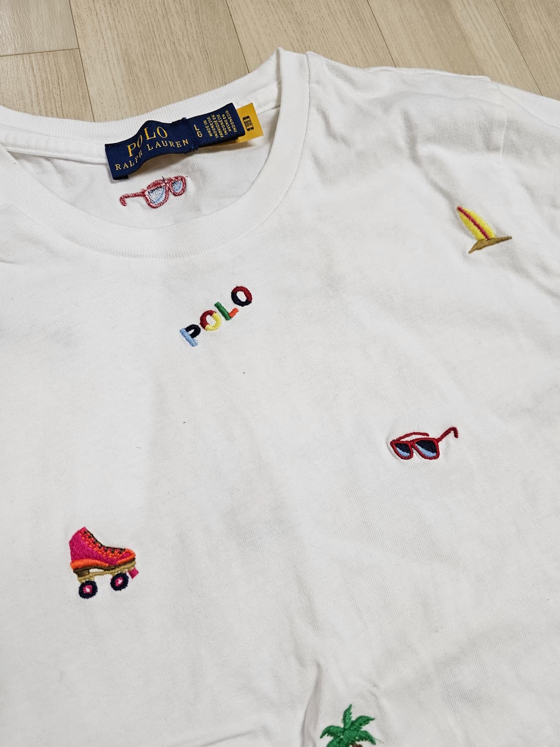 [보이즈LG] 폴로 랄프로렌 올-오버 포니 패턴 자수 반팔 티셔츠 상품이미지3