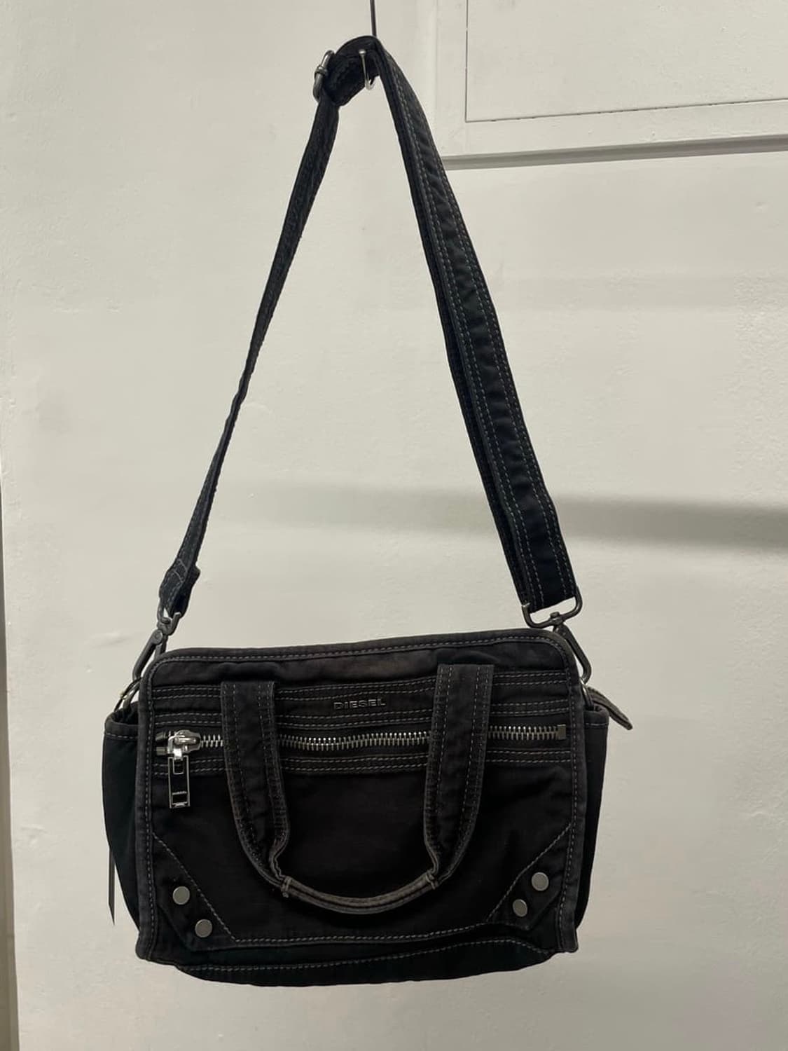 디젤 코튼 투웨이 크로스 토트백 상품이미지2