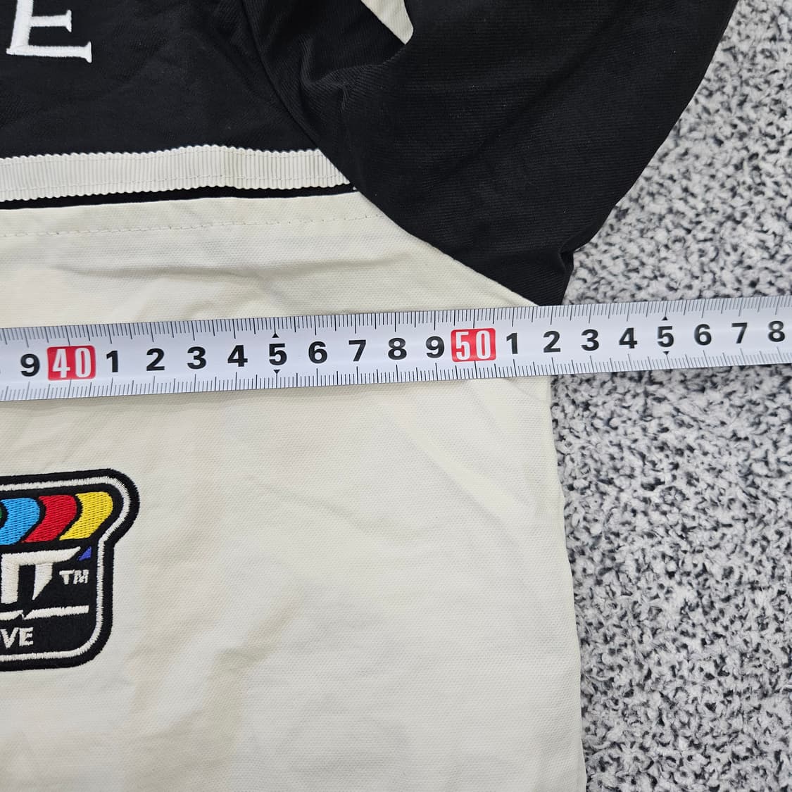 [실측확인] 미드나잇무브 여성 크롭 레이싱 자켓 0102YH1 상품이미지7