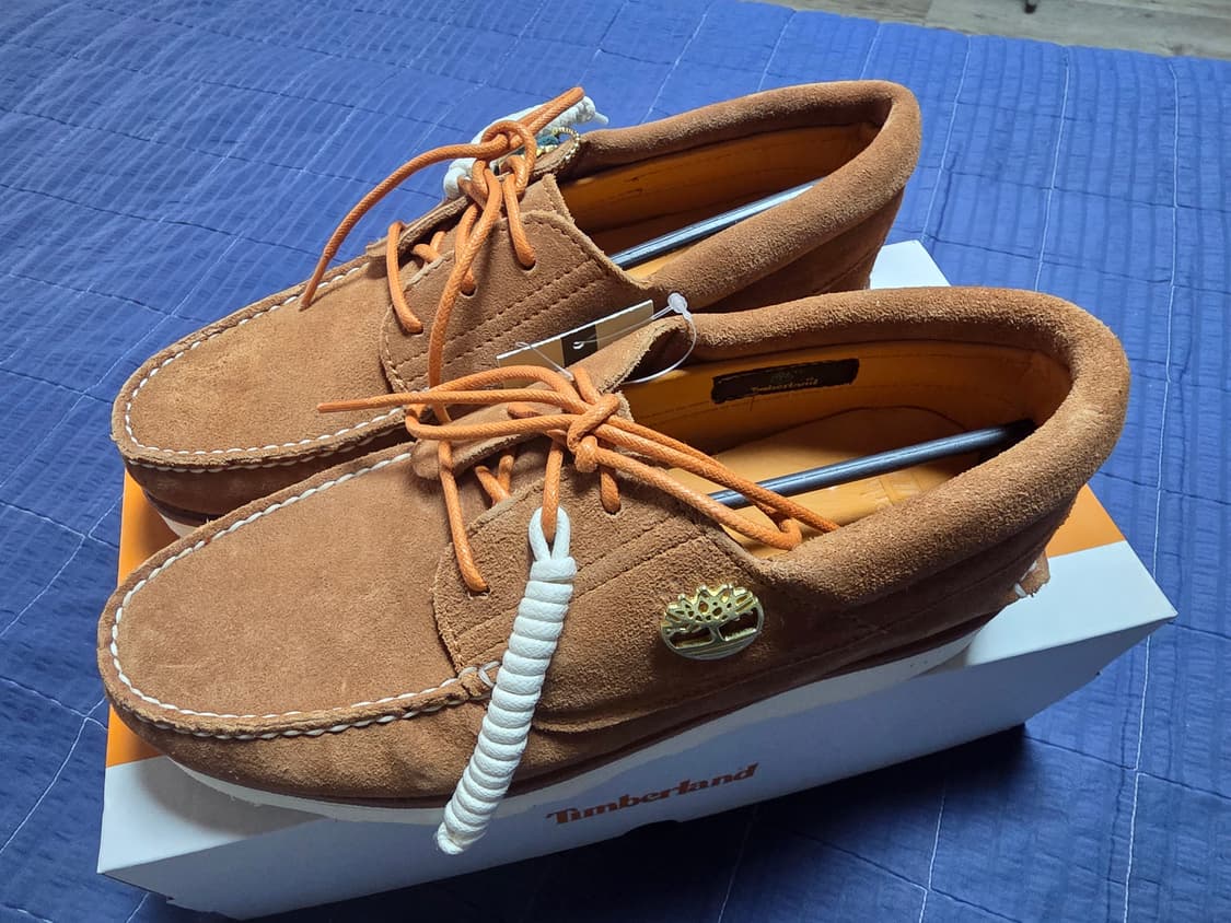 새상품 265 카시나 팀버랜드 3 아이 웨지 비브람 레이스업 로퍼 슈즈  상품이미지2