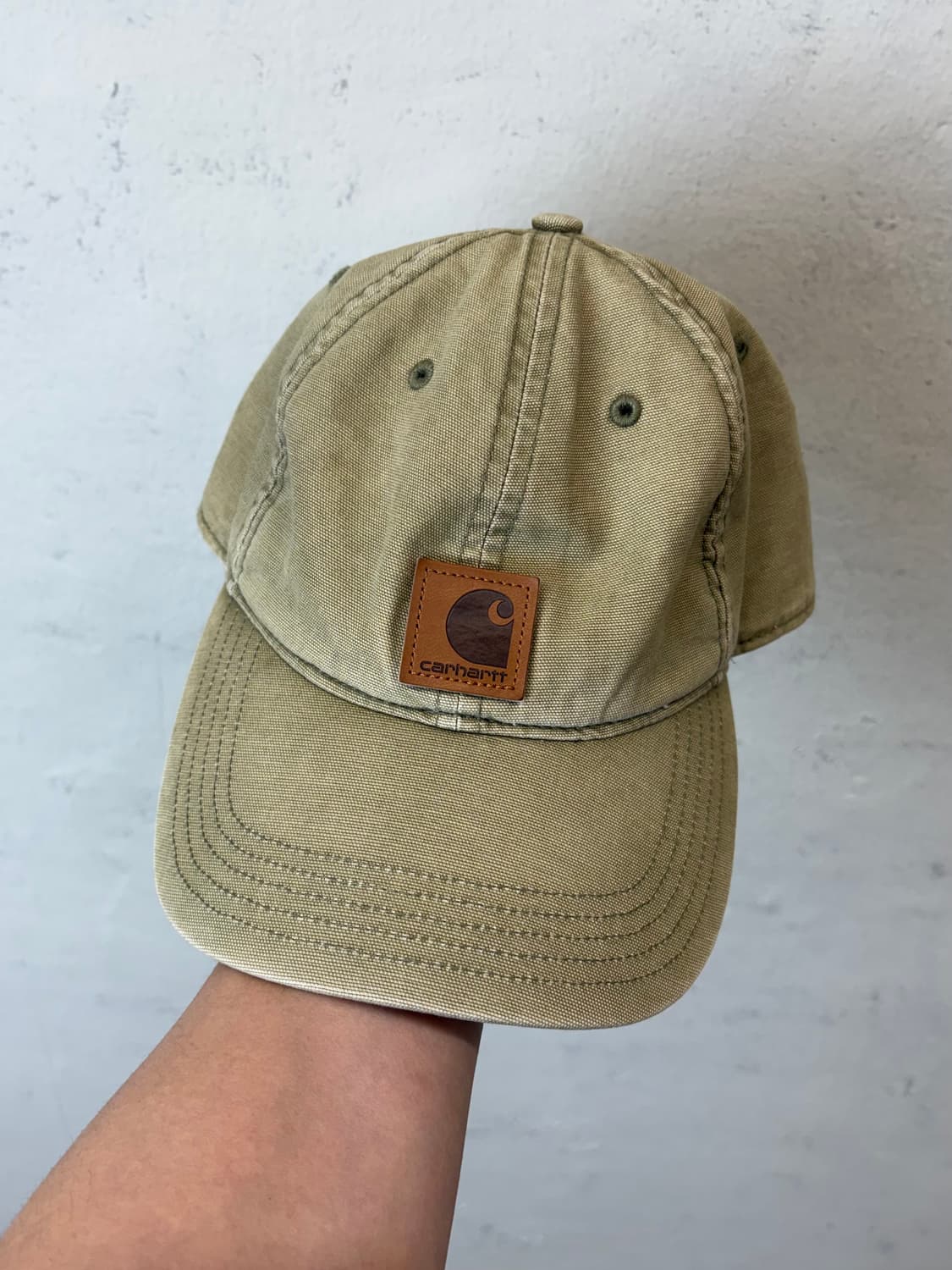 칼하트 빈티지 볼캡 카키 상품이미지1