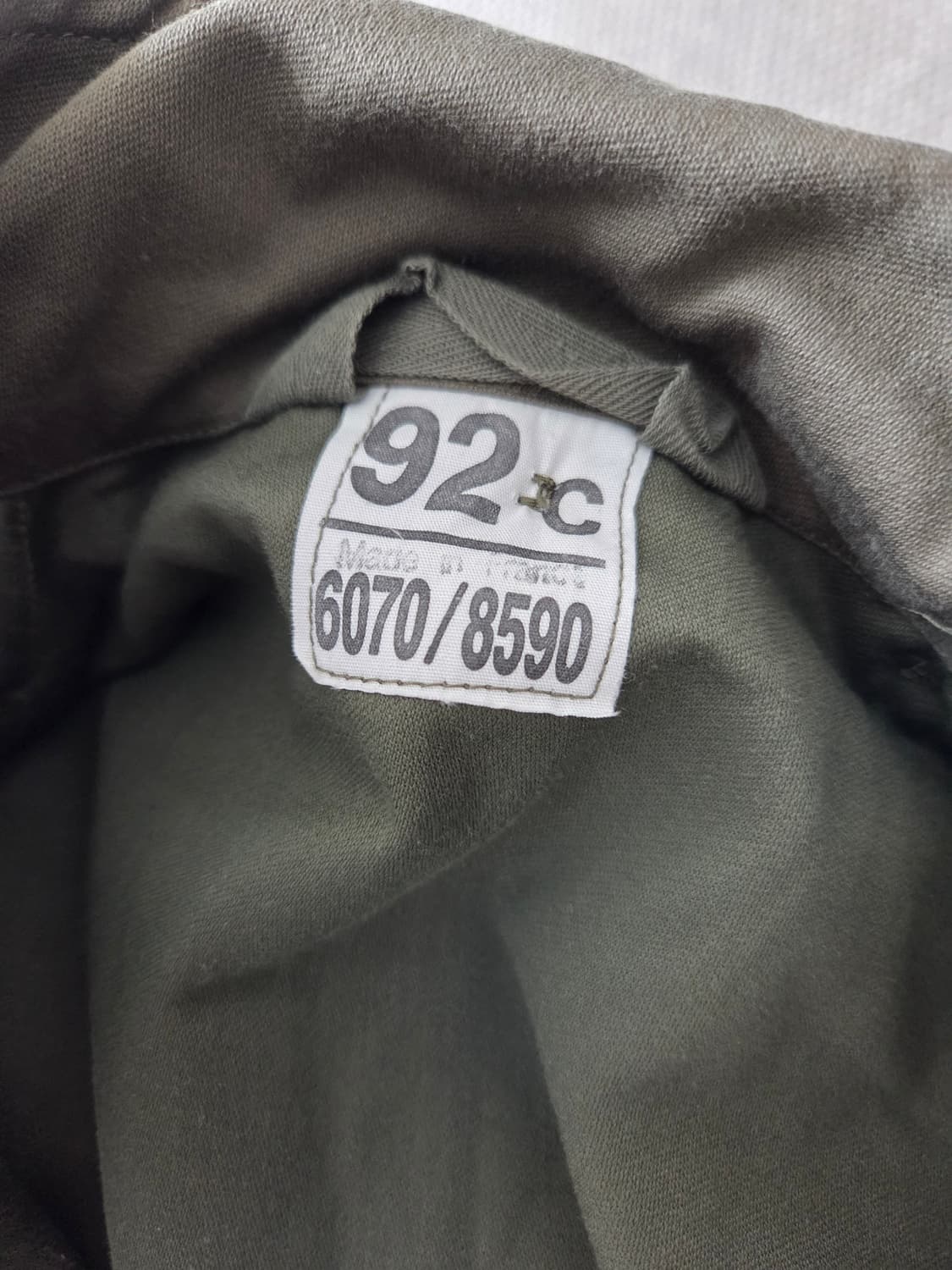 80's 빈티지 프랑스군 m64 필드자켓 92c 야상 밀리터리 상품이미지5