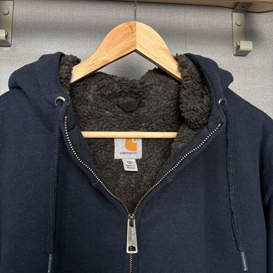 칼하트 기모 후드집업 상품이미지4