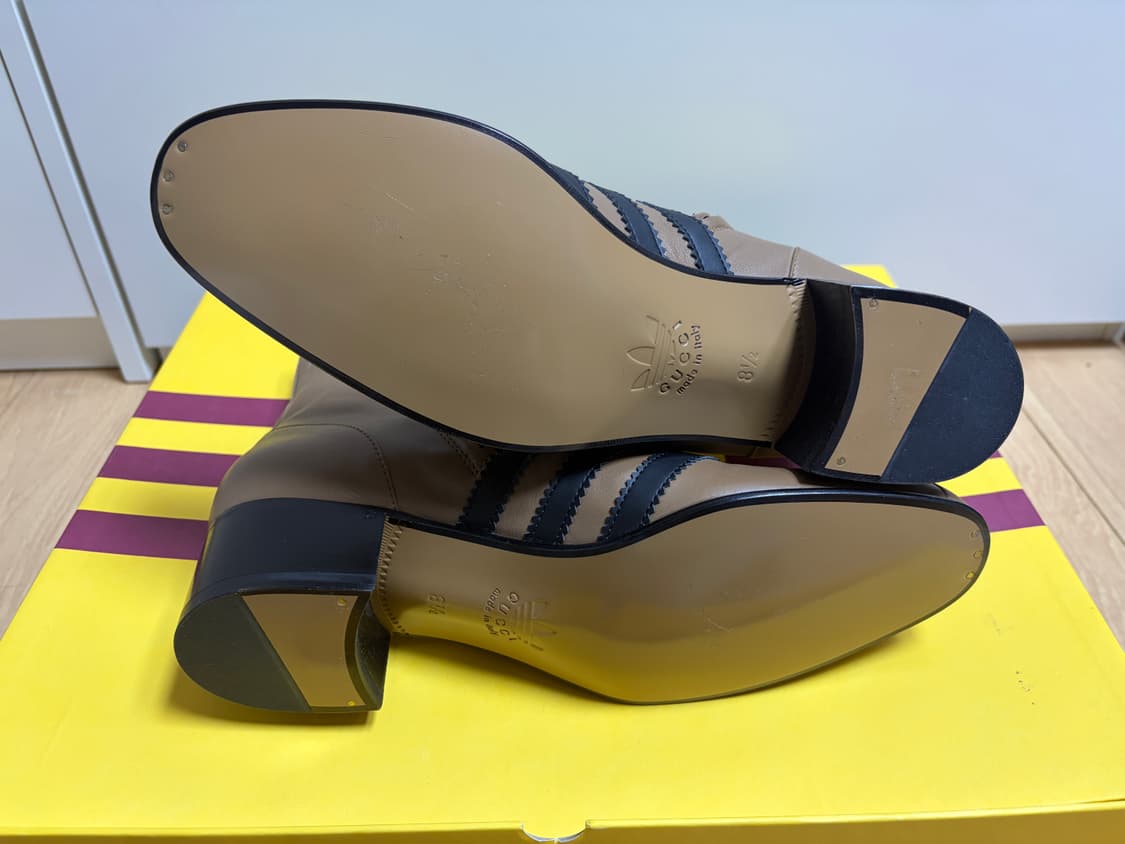 구찌 x 아디다스 레이스업 부츠 브라운 8+ 상품이미지7