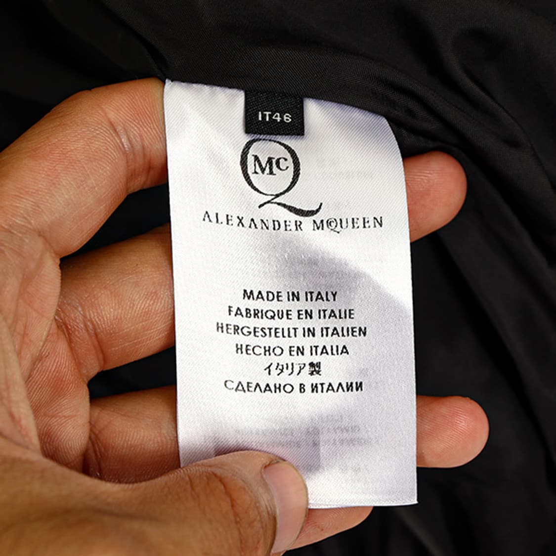 알렉산더맥퀸 14FW Razor 바이널 람포 봄버자켓  상품이미지9