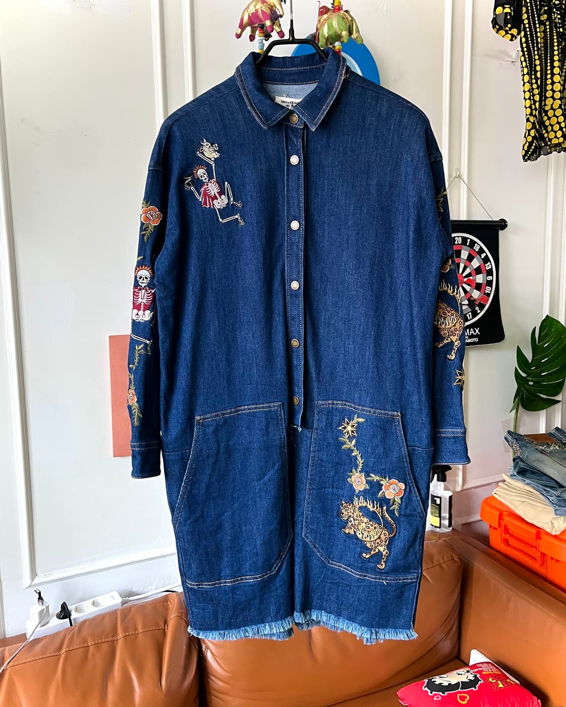ZADIG & VOLTAIRE Embroidery Denim Coat 상품이미지2