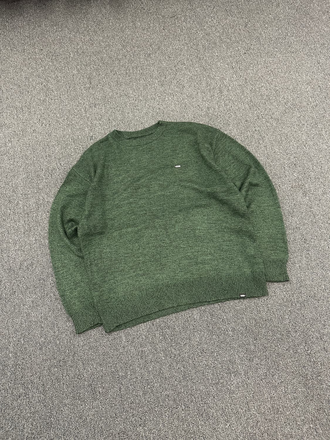 L) 반스 스몰로고 크루 넥 니트 상품이미지1