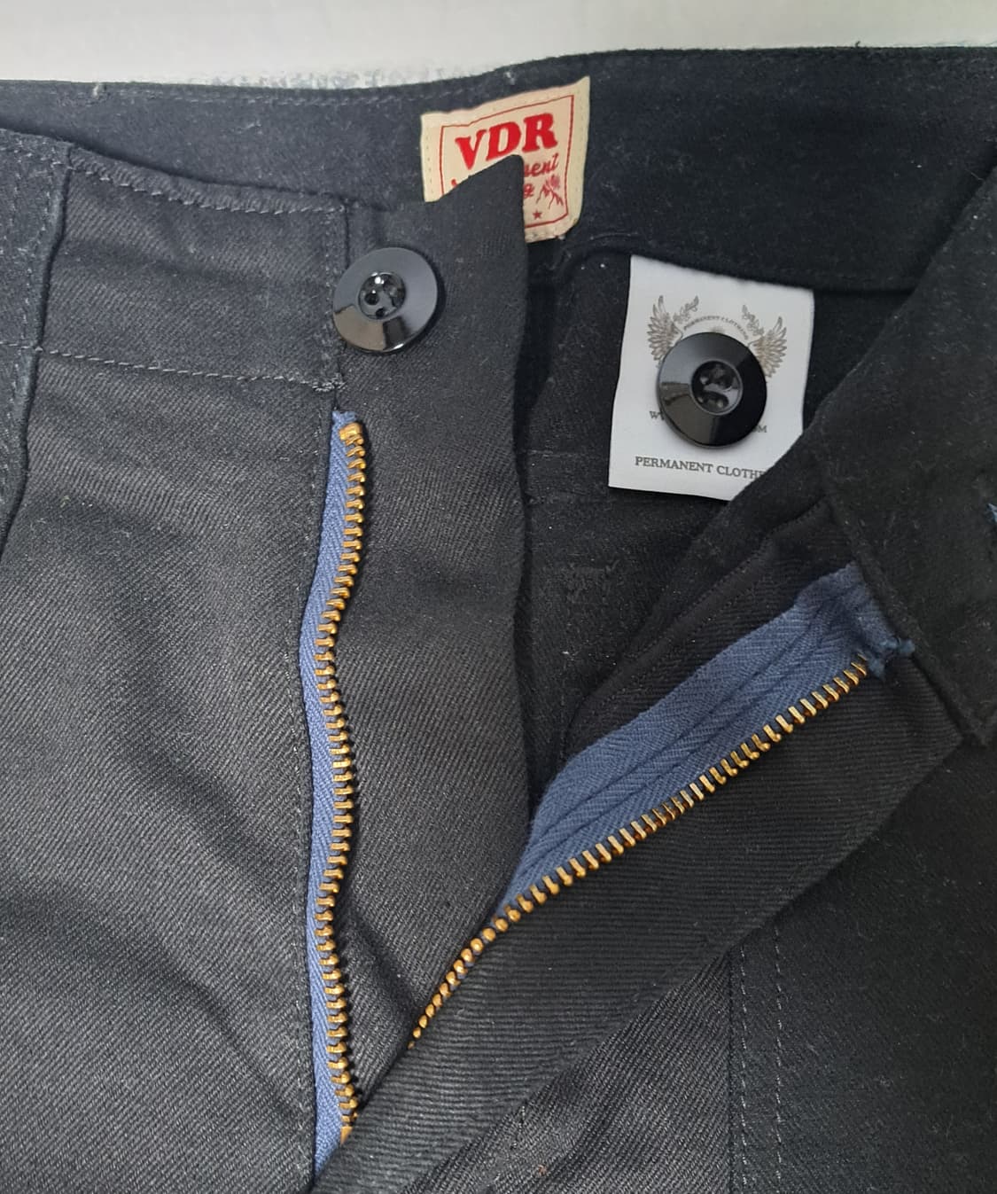 VDR 블랙 퍼티그 팬츠 S 상품이미지4