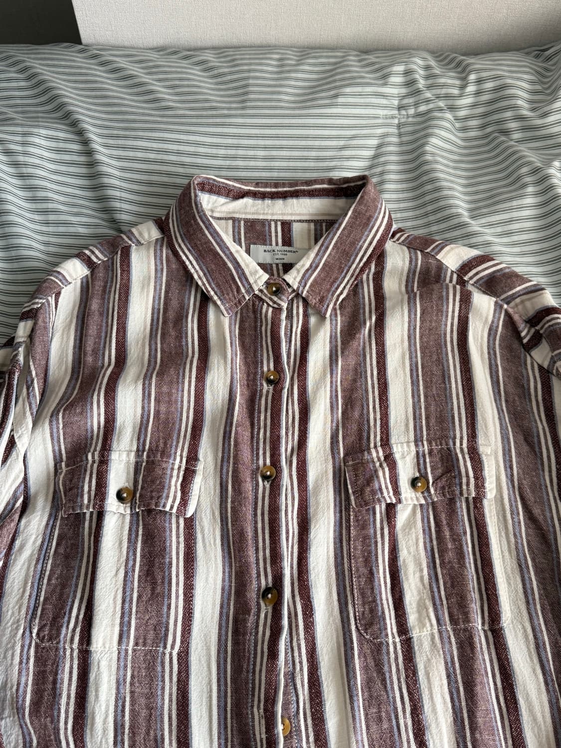 [Back Number] 스트라이프 셔츠 M 상품이미지3