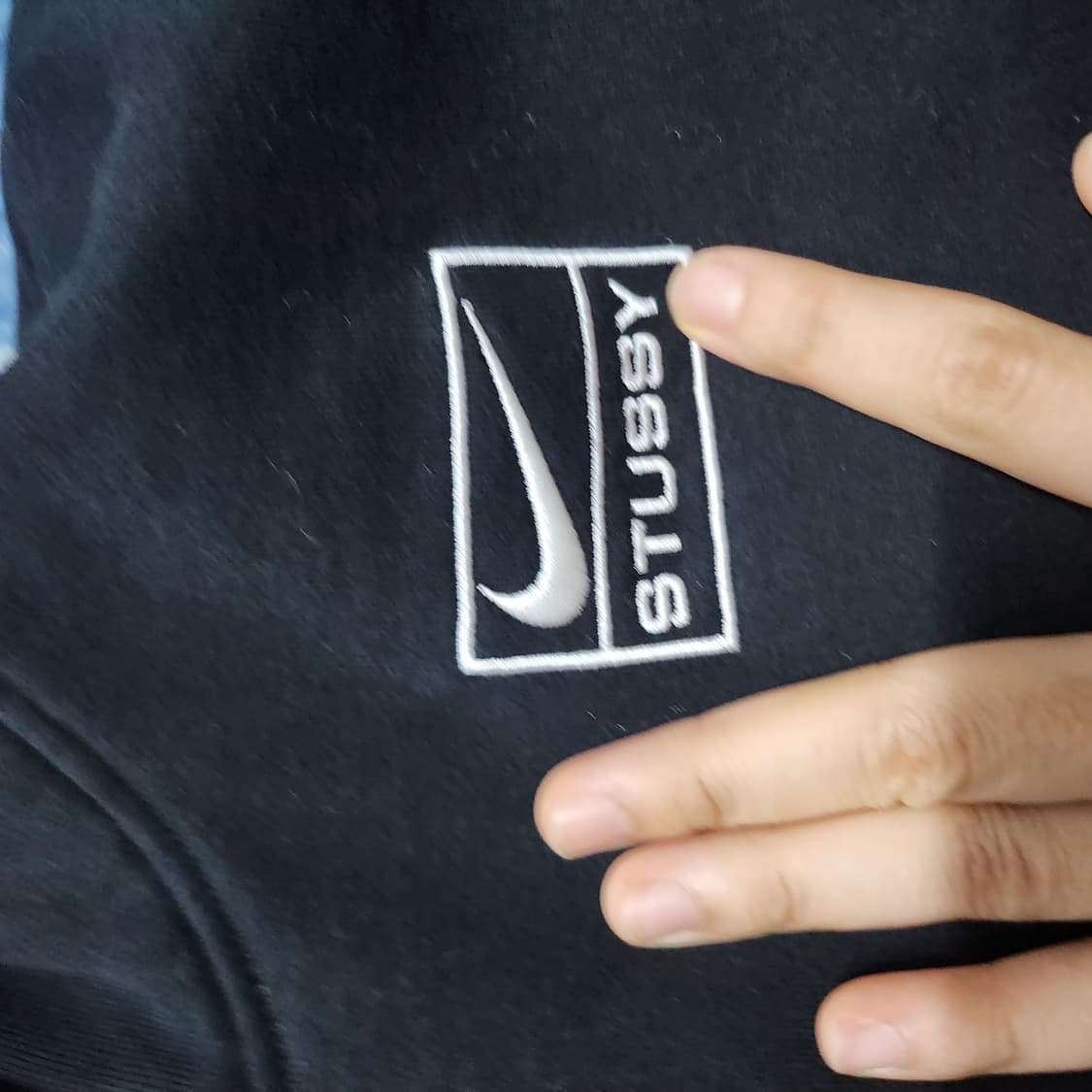 나이키 스투시 후드 블랙 S 상품이미지3