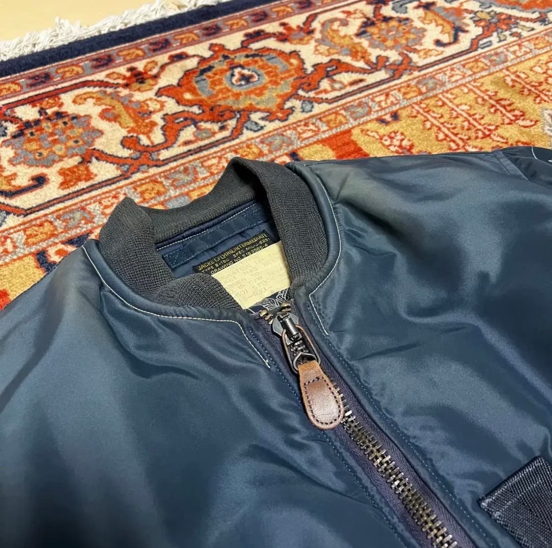 1990s  버즈릭슨 B-15C 자켓 38 정밀복각 ma-1 빈티지 상품이미지5