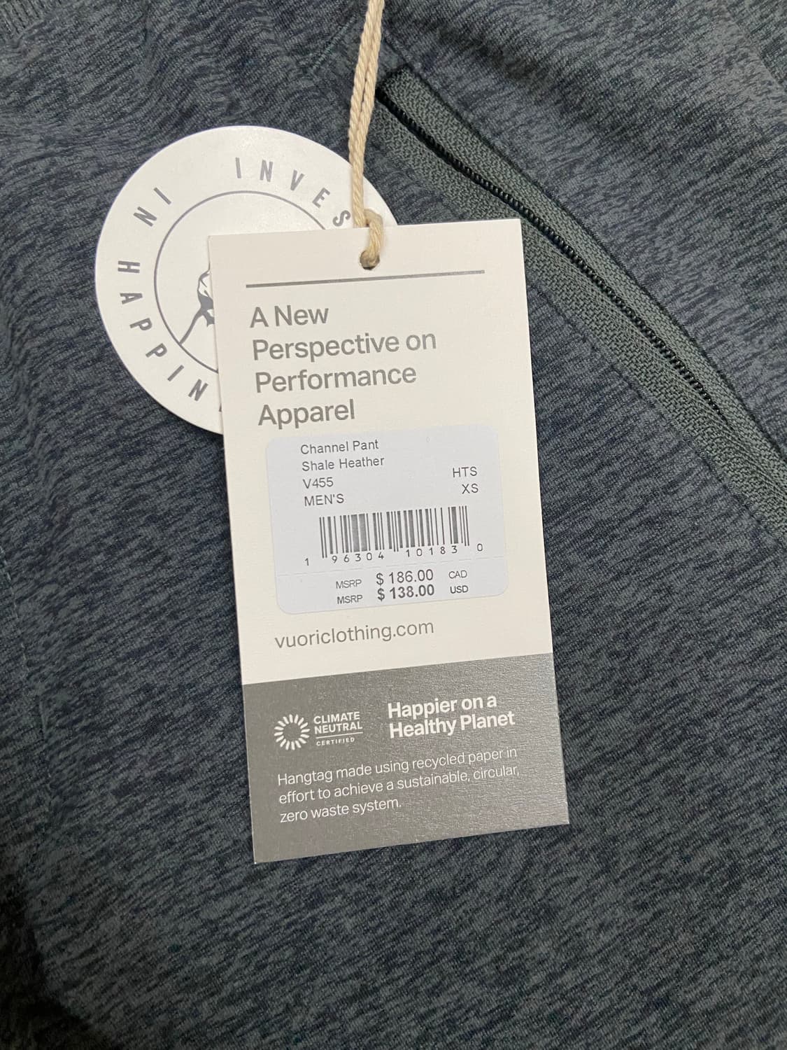 뷰오리(Vuori) Channel 팬츠 XS 상품이미지7