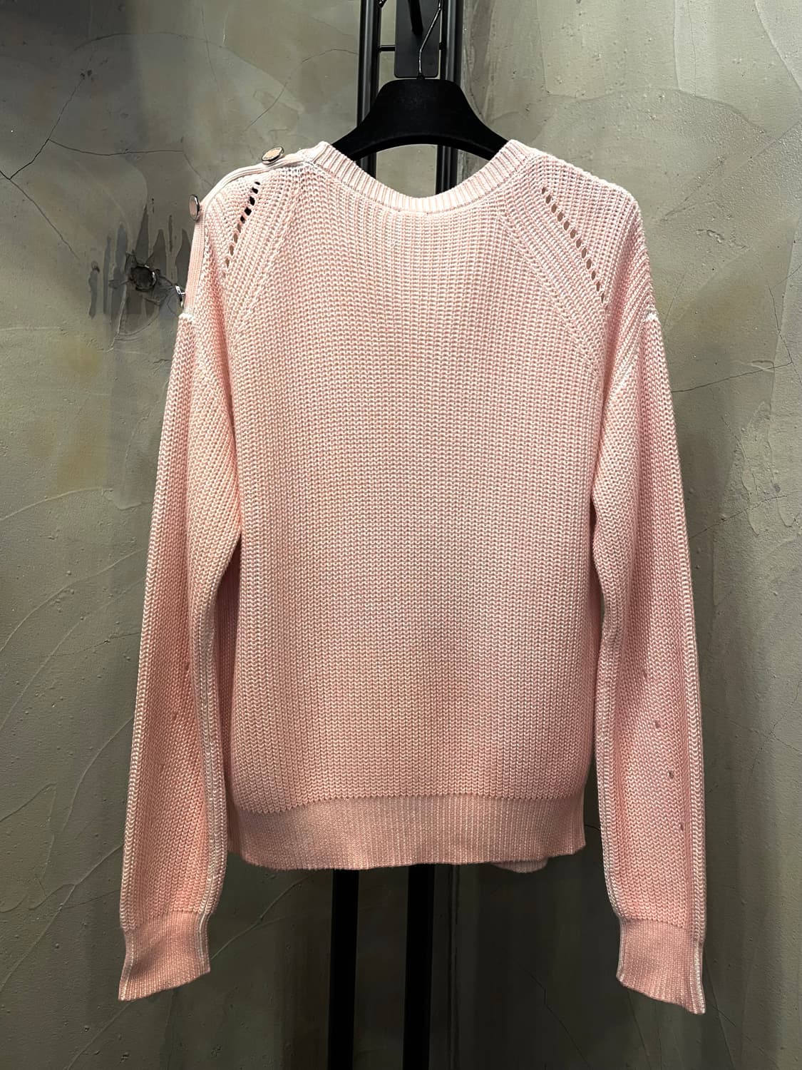 Guess 게스 은장 버튼 모달 봄 니트 xs 상품이미지7