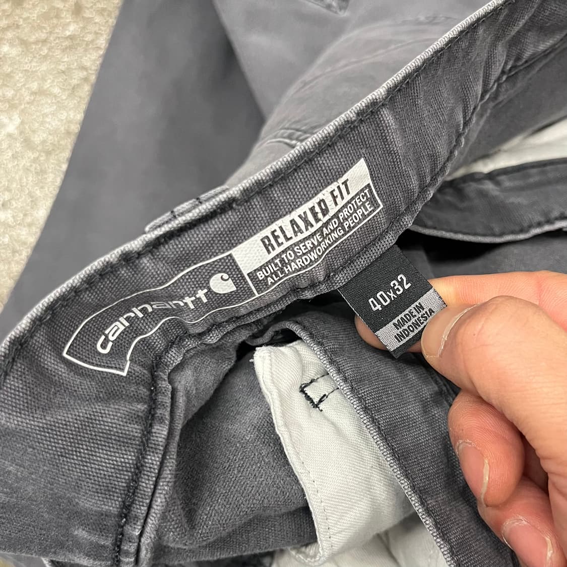 Carhartt 더블니 워크 팬츠 (39“) 상품이미지8