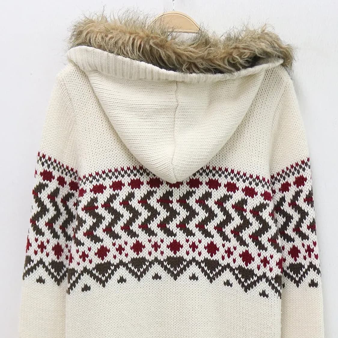 J-HONEY 노르딕 울 혼방 롱 니트 가디건 63301 상품이미지6