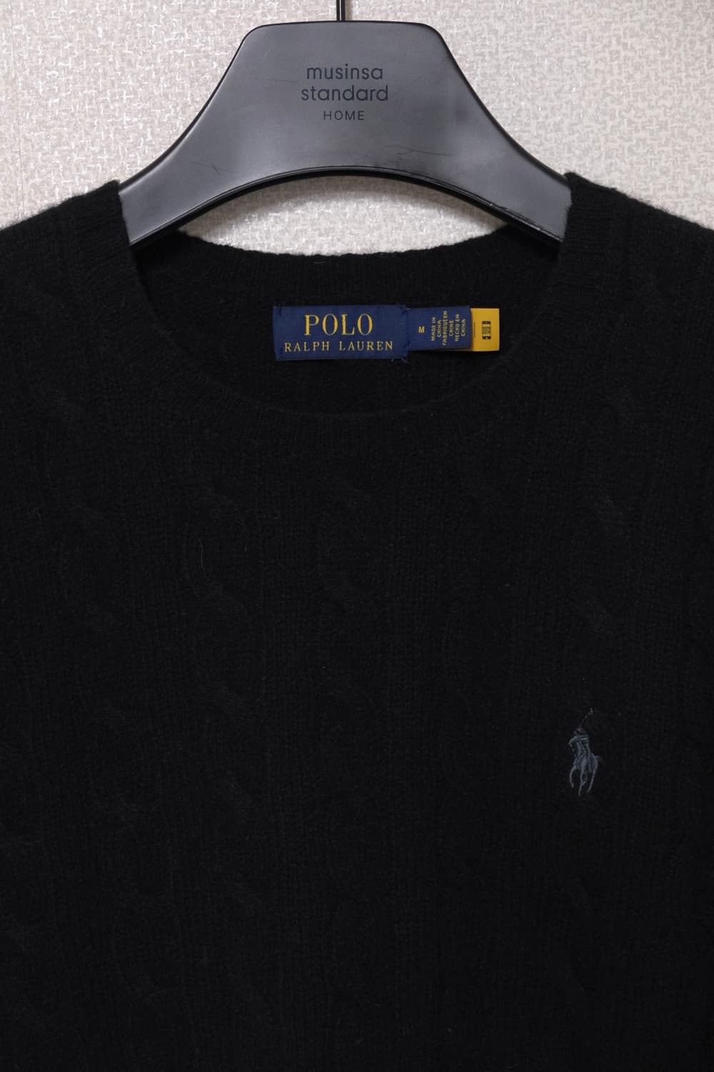 폴로 랄프로렌 캐시미어 울 니트 M 상품이미지3