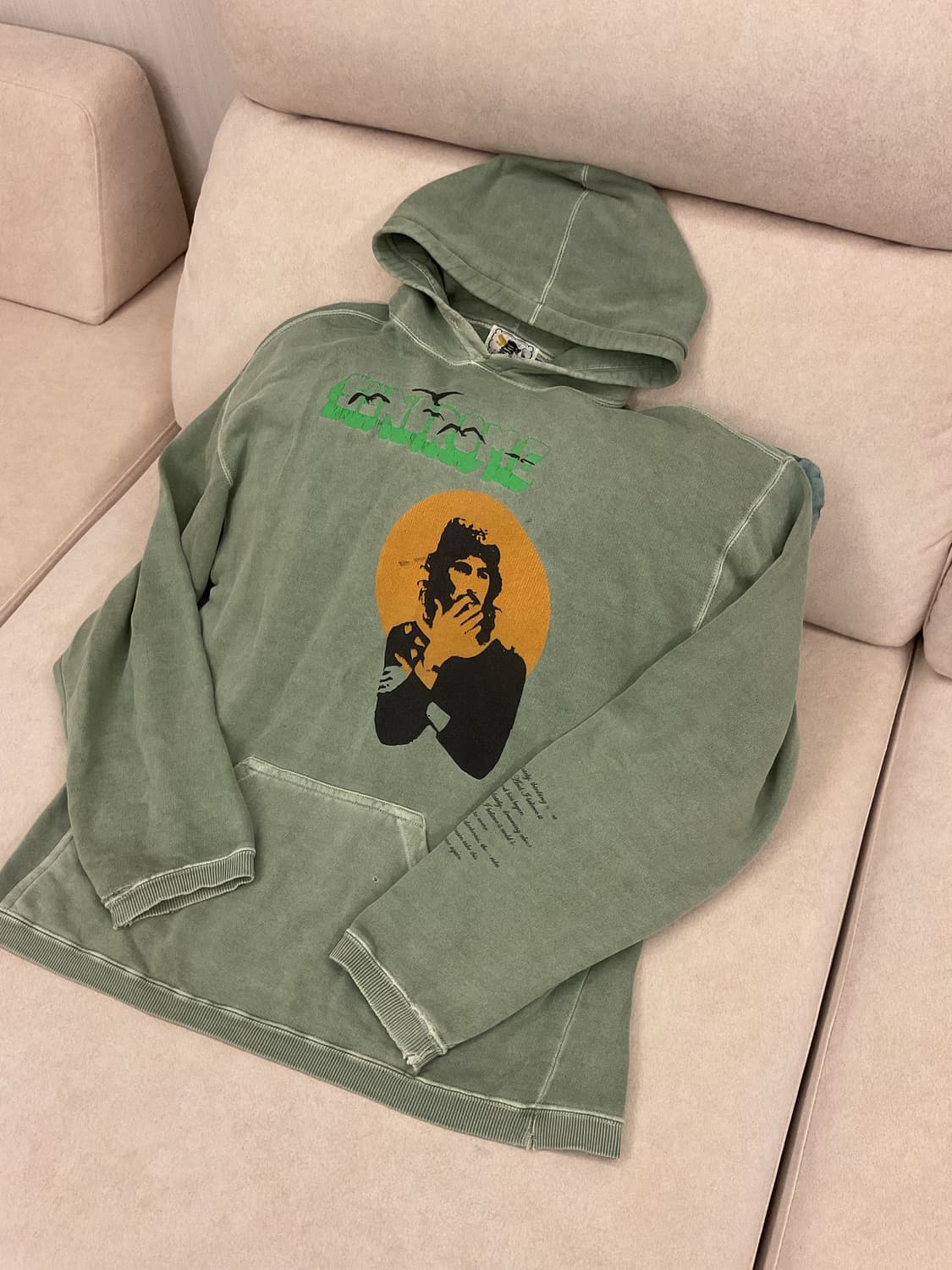 made in usa dameged vintage hoodie 상품이미지2