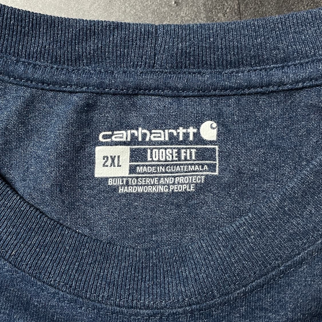 CARHARTT 칼하트 K126 블루 긴팔 티셔츠 A00962 상품이미지9