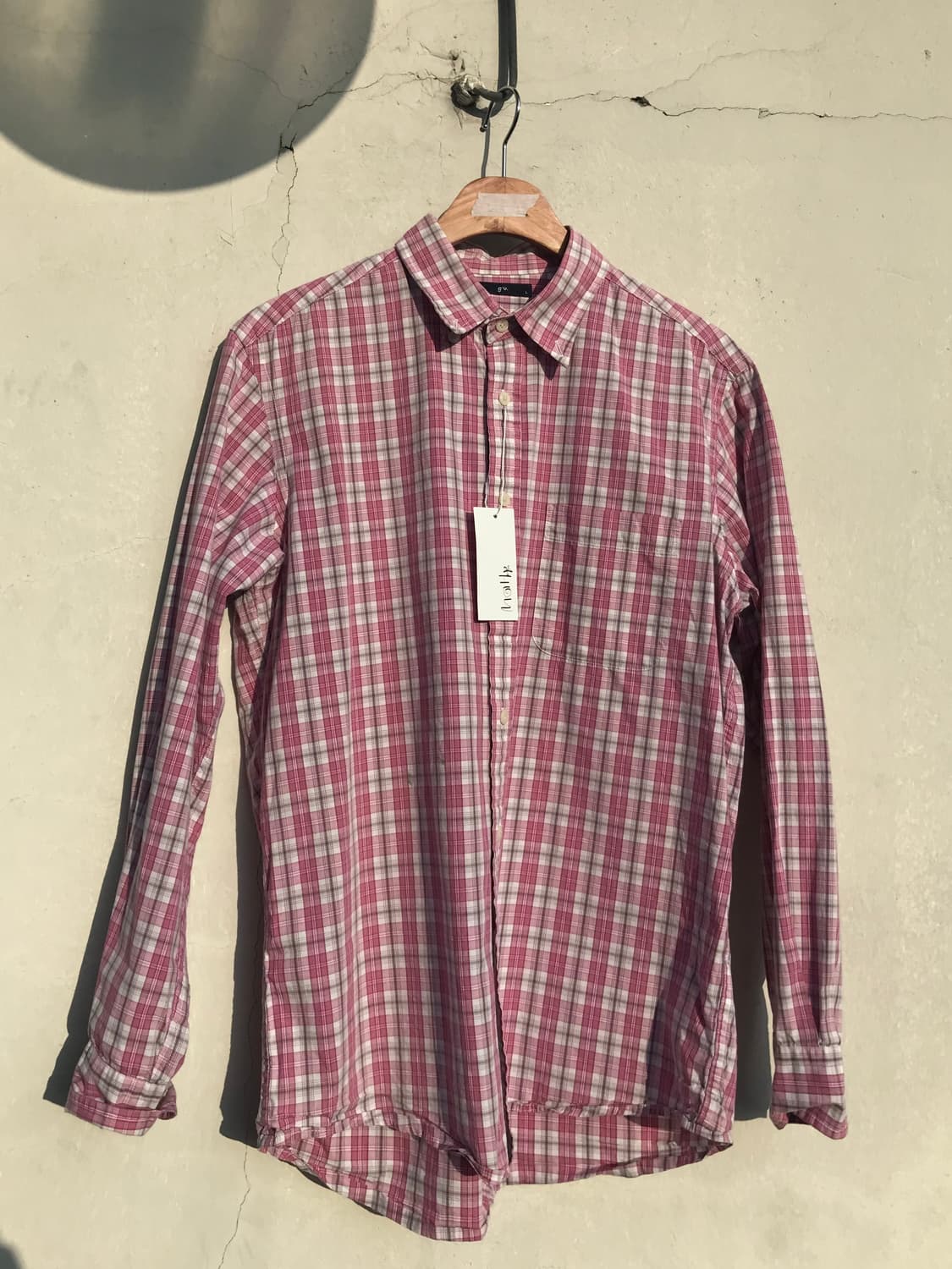 딸기우유 체크 셔츠 상품이미지4