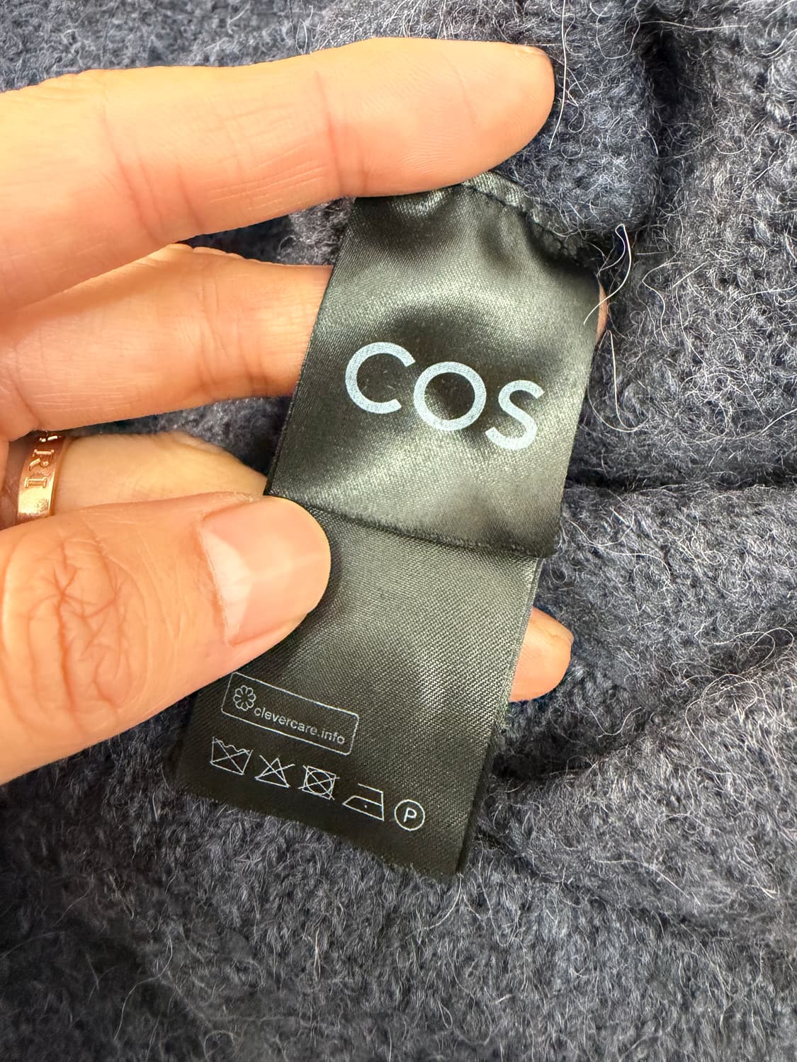 정품) COS 코스 여성 그레이 가디건 S 상품이미지7