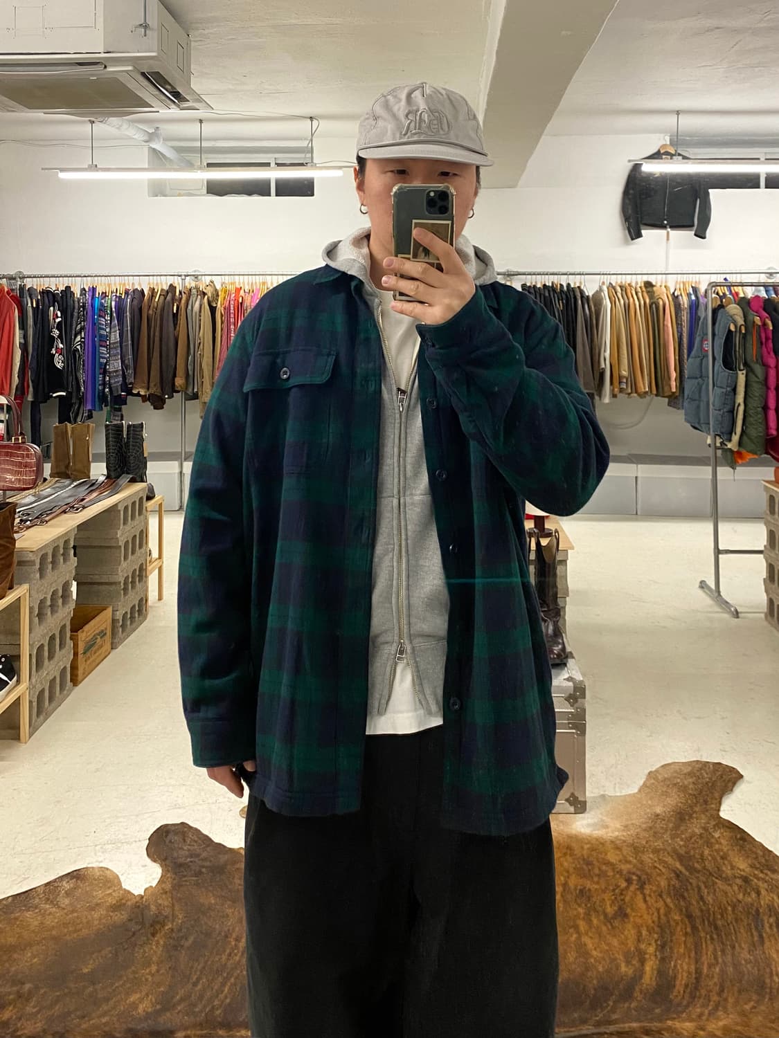 L.L. BEAN black watch shirts jacket 블랙와치 상품이미지9