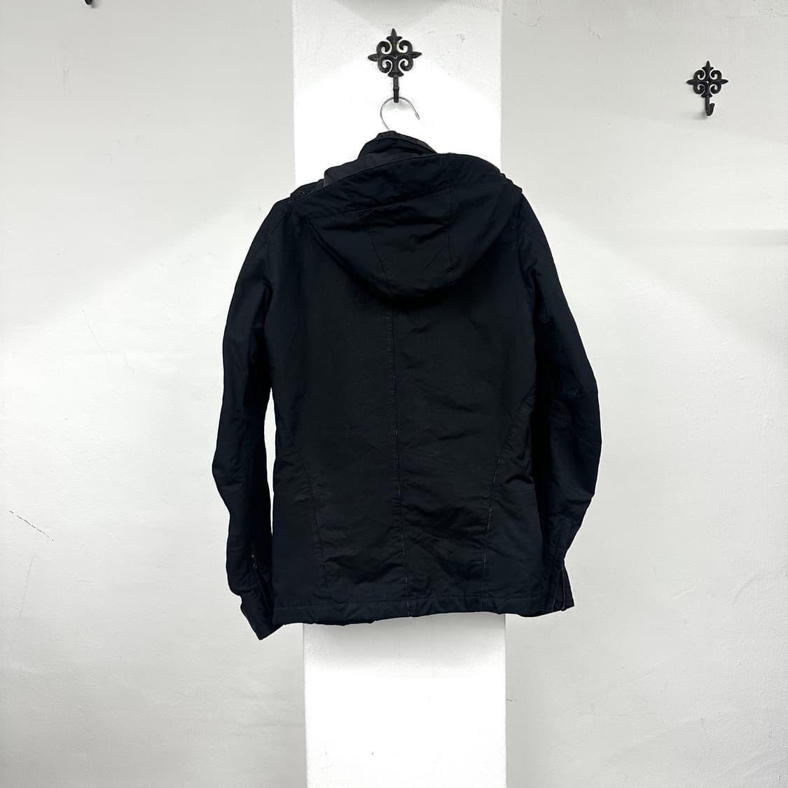 Civilized coated hood curved jacket 상품이미지6