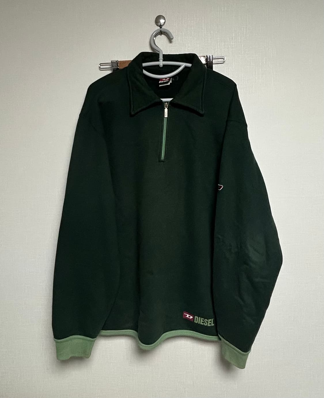 디젤 카라 기모 반집업 L 상품이미지1