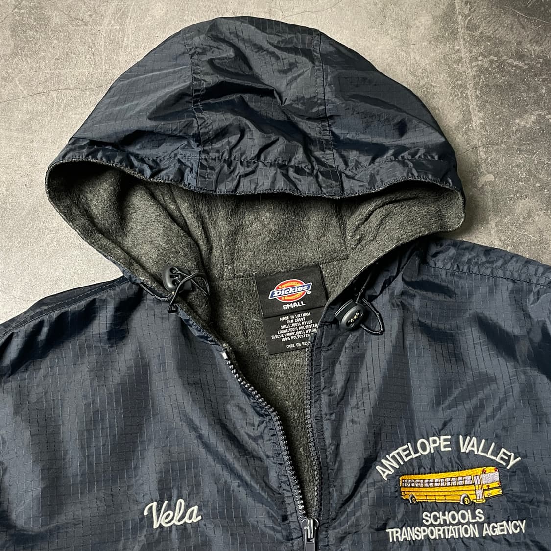 DICKIES 디키즈 빈티지 네이비 후드 셰르파 바람막이 A00841 상품이미지2