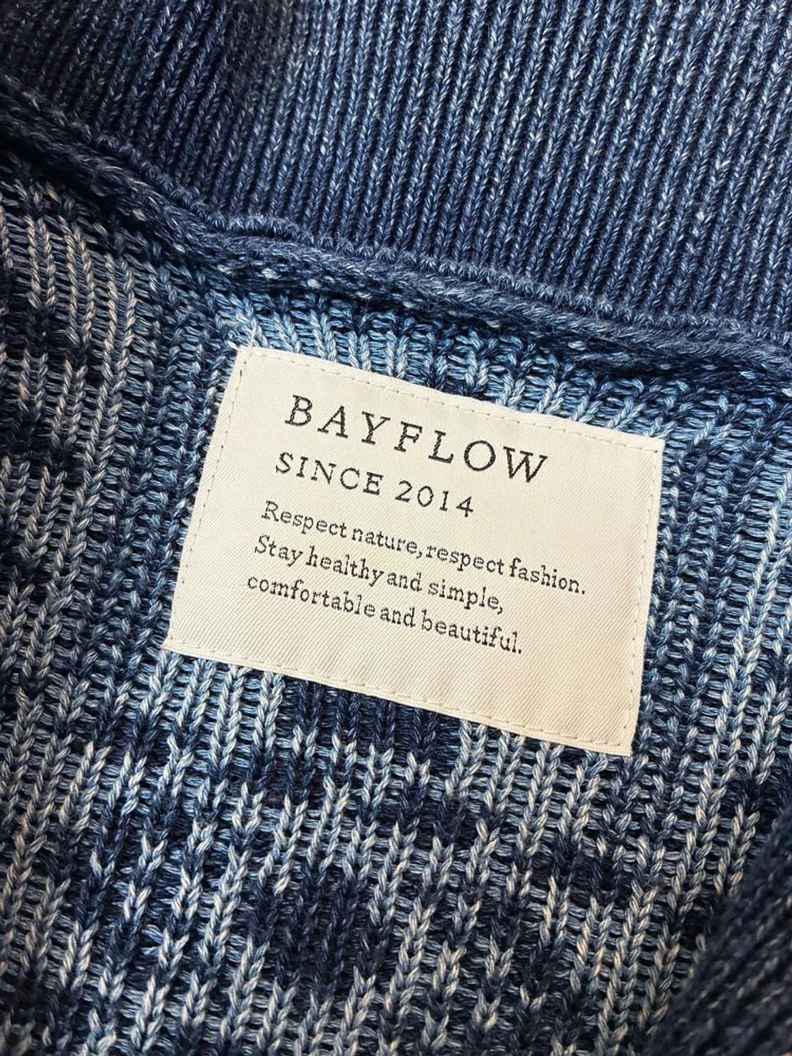 베이플로우 가먼트워싱 나바호 숄카라 니트 가디건 PN6089 상품이미지8